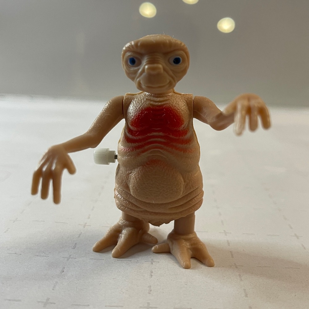 Vintage 1982 E.T. Extra Terrestrial LJN Toys Wind Up Walking Figure Universal